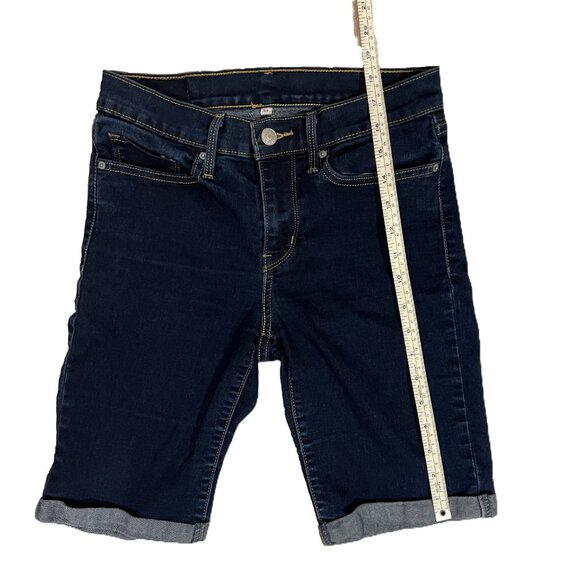 Levi's Bermuda Jean Shorts - Size 27 / Size 4 - Picture 2 of 8
